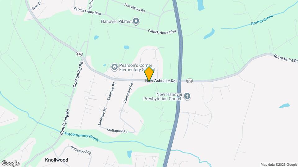 8219 New Ashcake Rd Map and Location Details