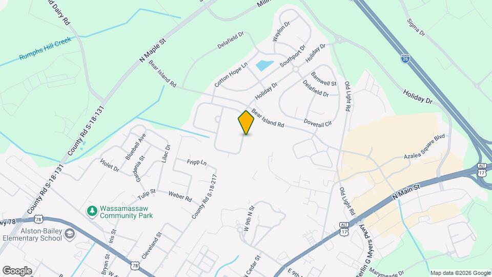 156 Avonshire Dr Map and Location Details