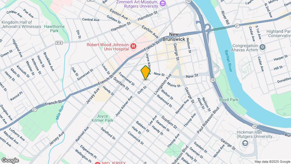 24 Joyce Kilmer Ave-Unit -2 Map and Location Details