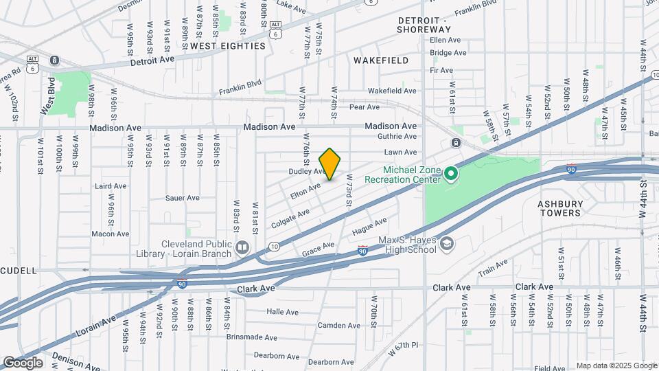 7415 Elton Ave Mapa y Detalles de la Ubicación