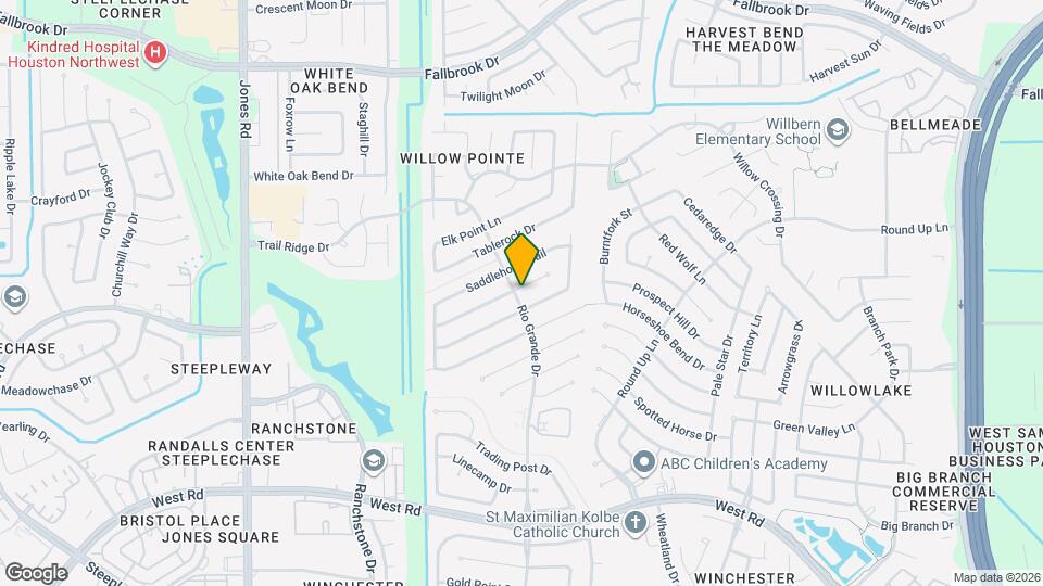 10315 Wayward Wind Ln Map and Location Details