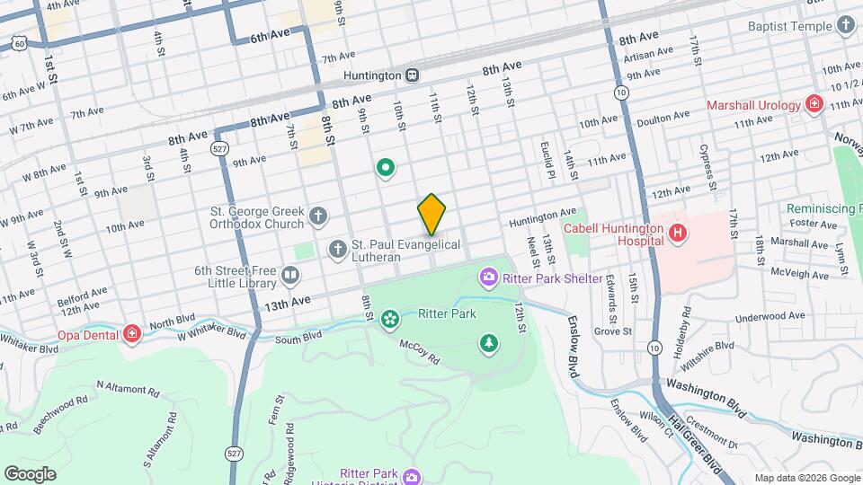 1206 10th St Map and Location Details