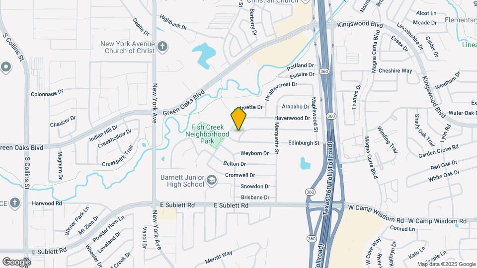 2205 Villanova St Map and Location Details