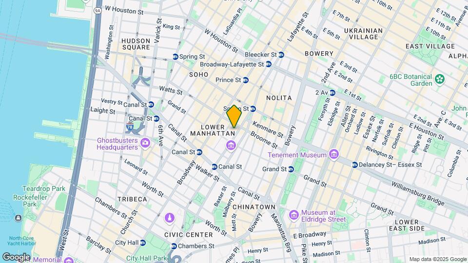 184 Lafayette St Map and Location Details