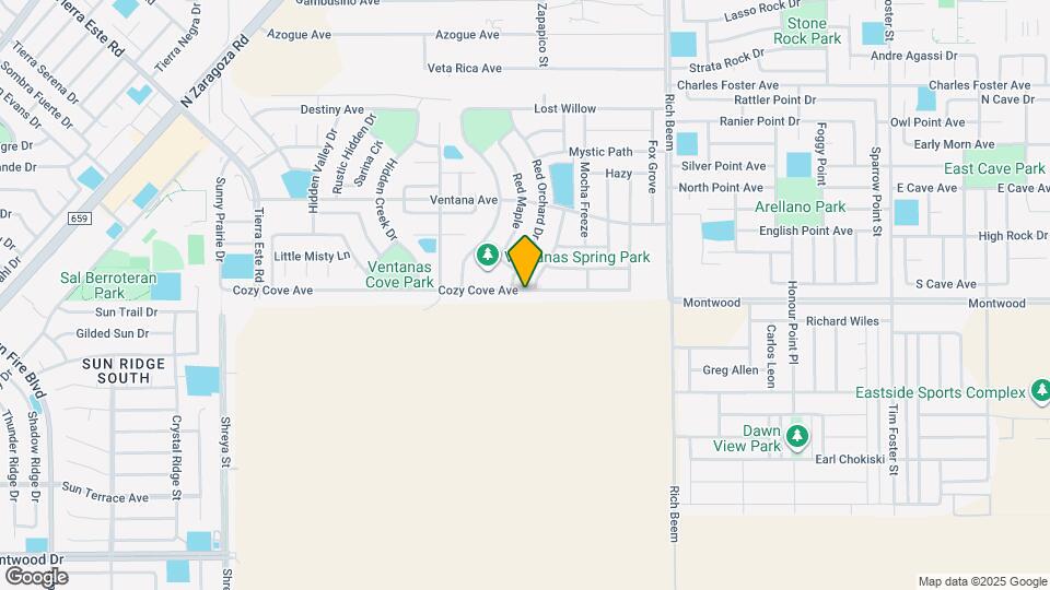 13076 Cozy Cove Ave Map and Location Details