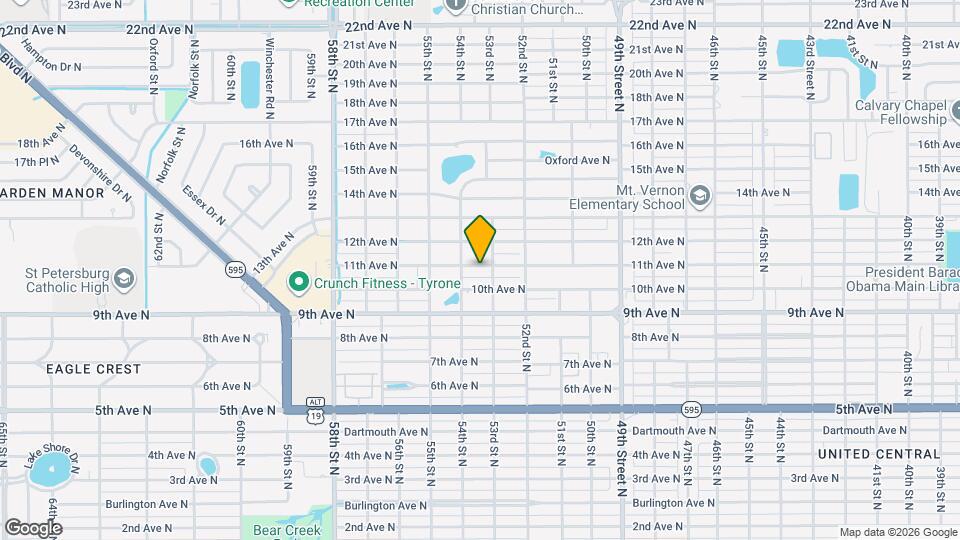 5330 11th Ave N Map and Location Details