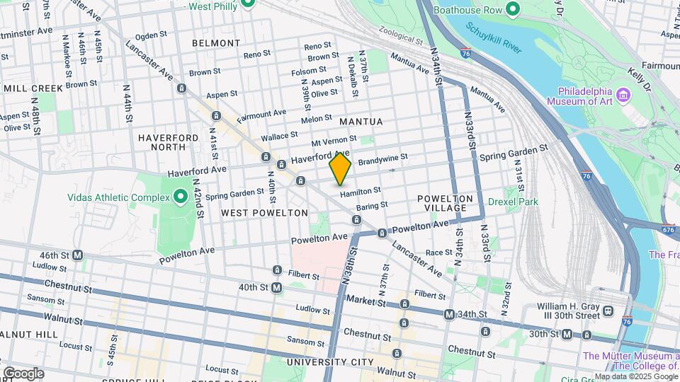 3829 Hamilton St Map and Location Details