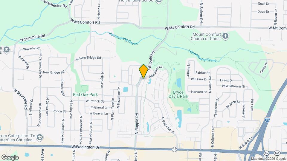 1775 N Izard Ln Map and Location Details