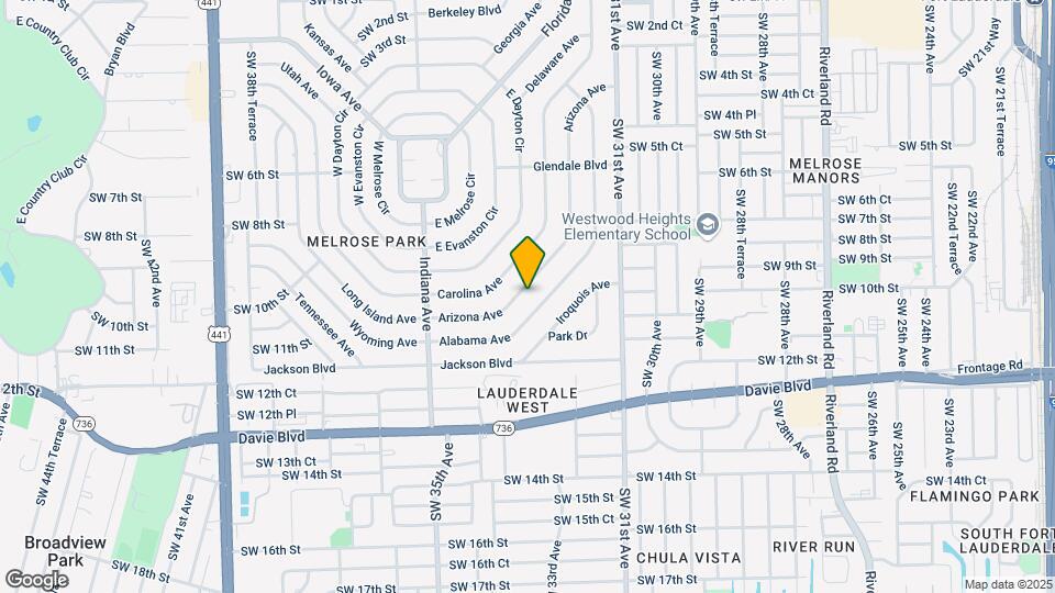 1000 Arizona Ave Map and Location Details