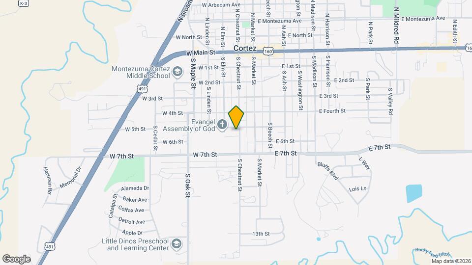 507 S Chestnut St Map and Location Details