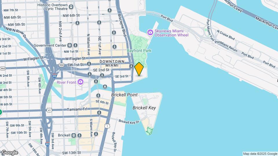 325 S Biscayne Blvd, Unit 1919 Map and Location Details