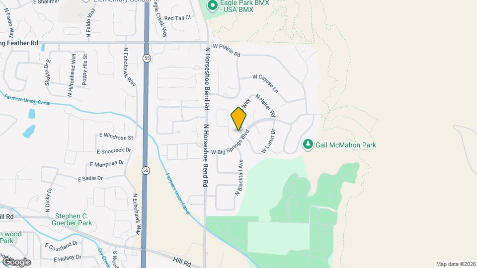 10485 N Bridle Way Map and Location Details