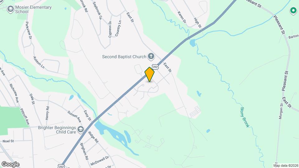 540 Granby Rd Map and Location Details