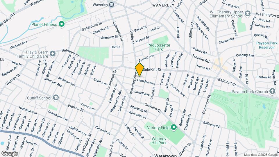 86 Harnden Ave, Unit #1 Map and Location Details