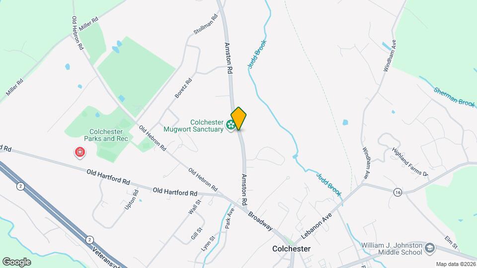 203 Amston Rd Map and Location Details