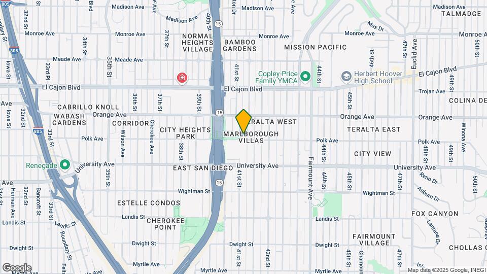 4115 41st St Map and Location Details