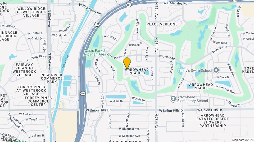 19211 N 78th Ave Map and Location Details