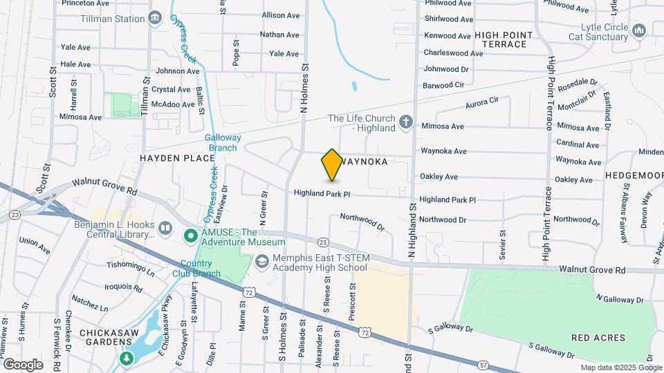 3350 Highland Park Pl Mapa y Detalles de la Ubicación
