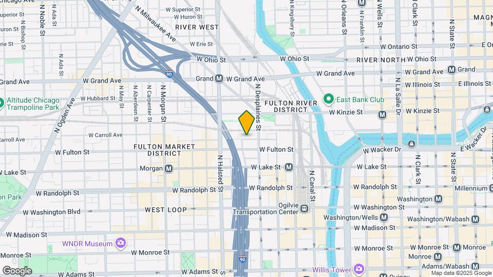 610 W Wayman St Map and Location Details