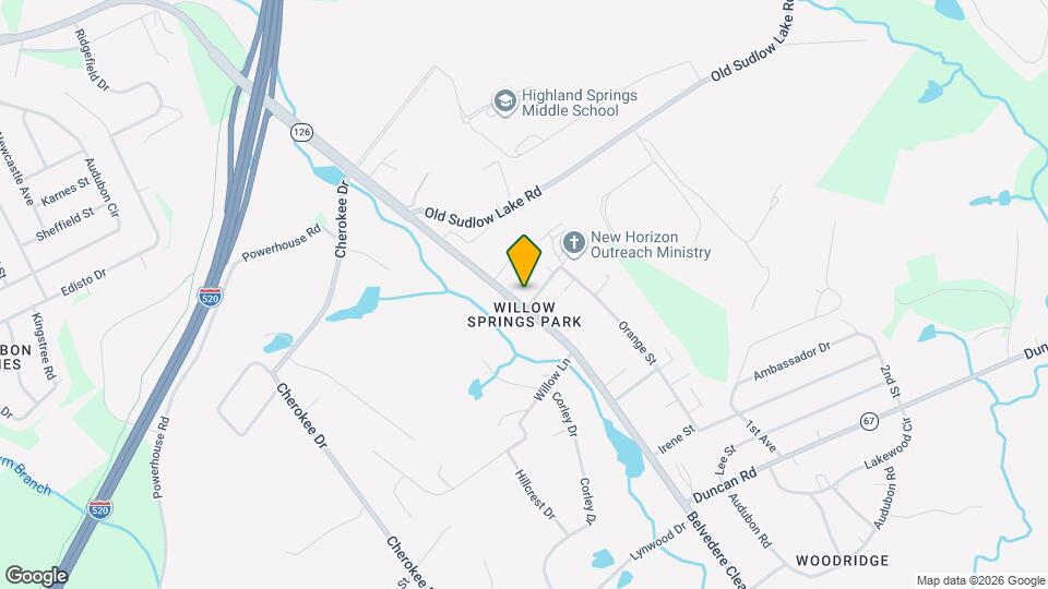 541 Cherry Ave Map and Location Details