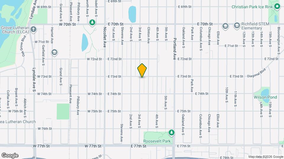7305 3rd Ave S Map and Location Details