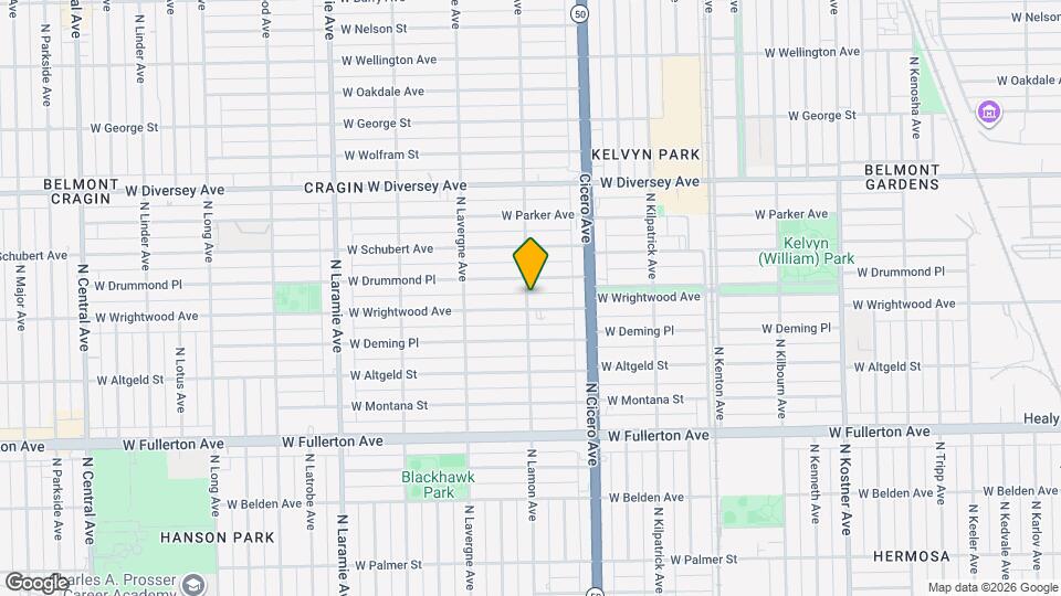 2607 N Lamon Ave Map and Location Details