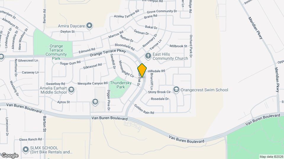 8744 Mesa Oak Dr Map and Location Details
