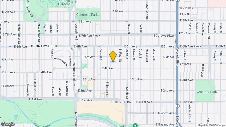 427 Milwaukee St Map and Location Details