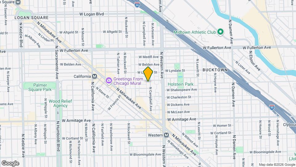 2146 N Campbell Ave, Unit First Floor Map and Location Details