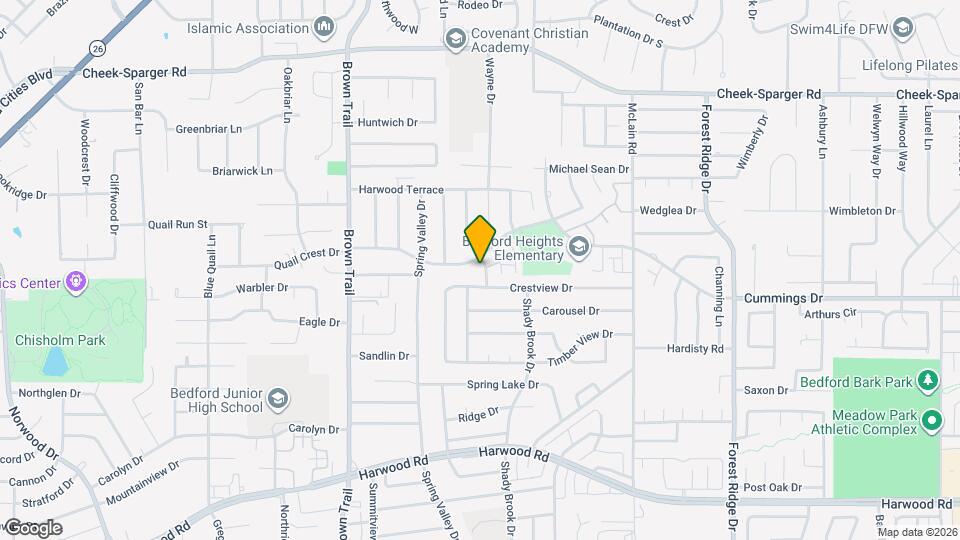 3537 Shady Brook Dr Map and Location Details