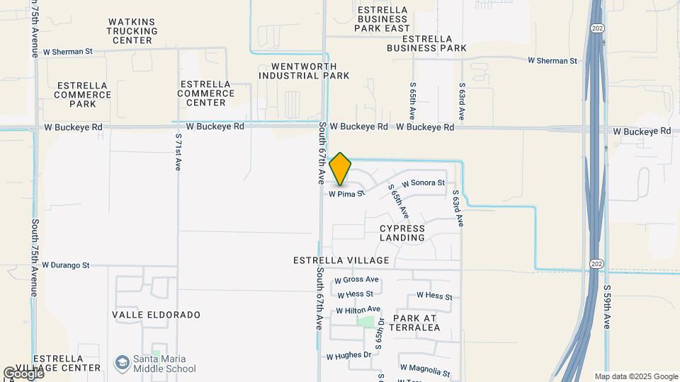 6630 W Pima St Map and Location Details