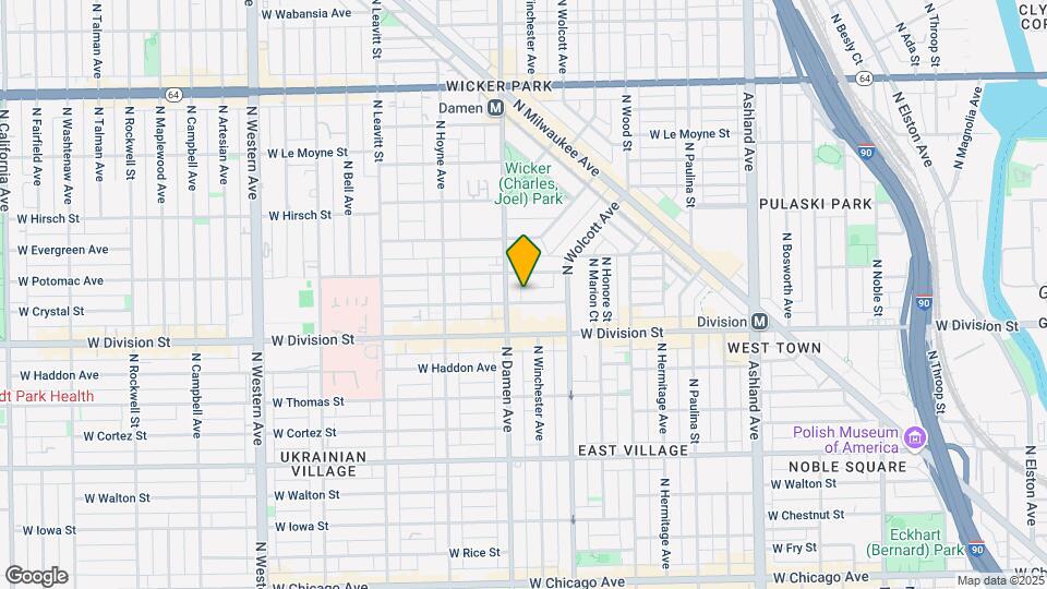 1944 W Crystal St, Unit 1 Mapa y Detalles de la Ubicación