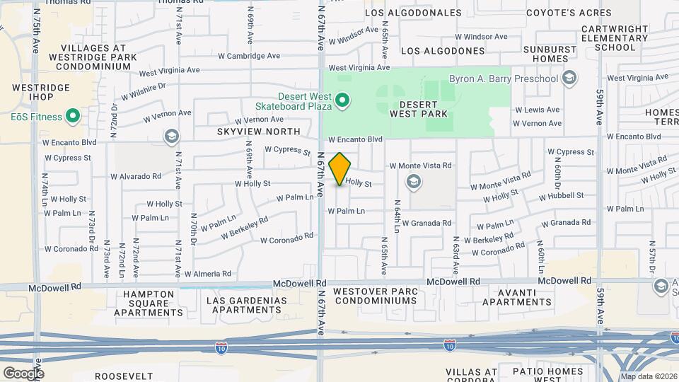 2027 N 66th Dr Map and Location Details