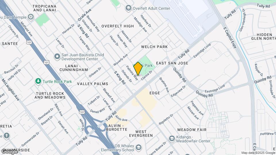 2344 Palmira Way Mapa y Detalles de la Ubicación