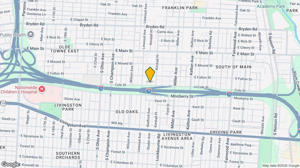 1282 Cole St Map and Location Details