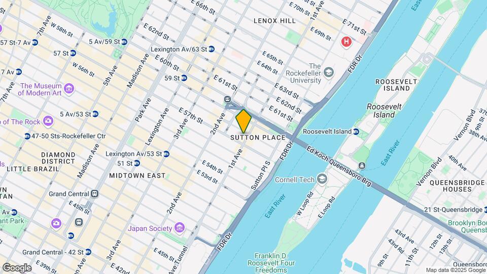 1057 First Avenue Mapa y Detalles de la Ubicación