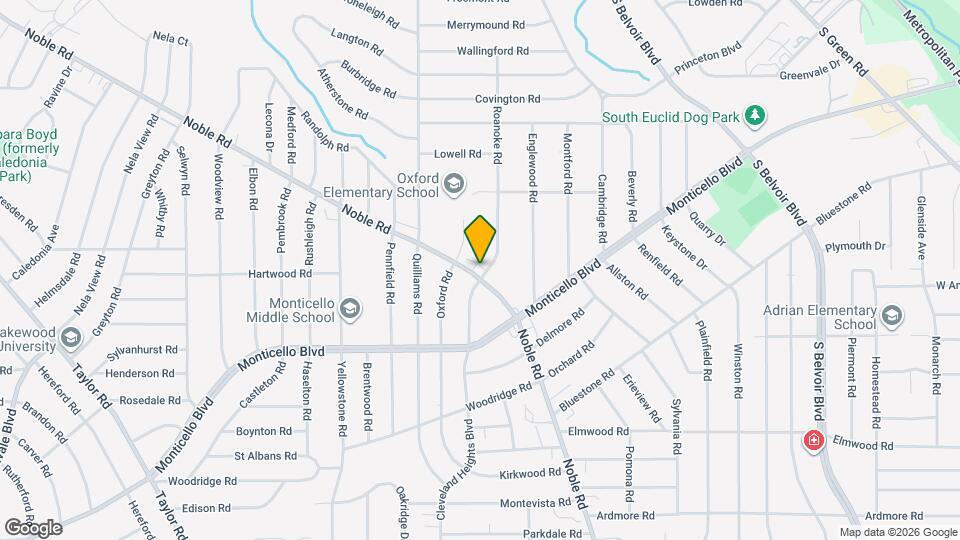 2537 Noble Rd Map and Location Details