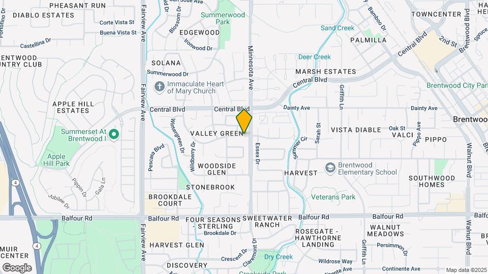 729 Valley Green Dr Map and Location Details