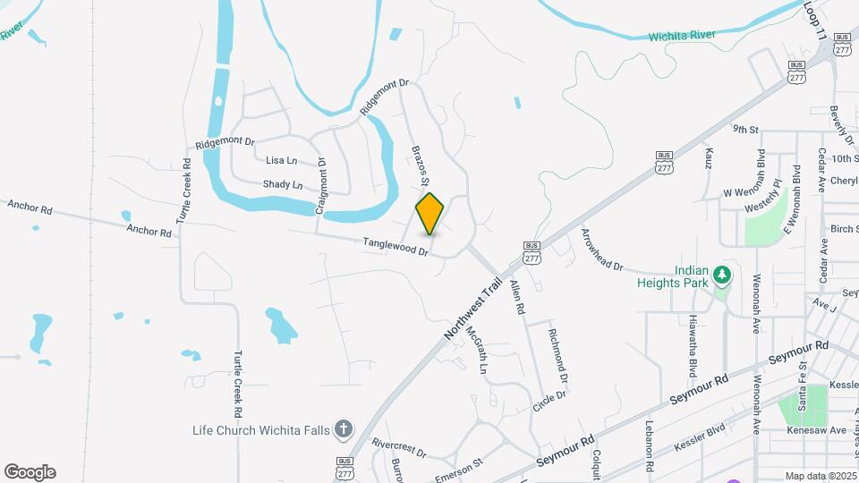 4306 Briar Cliff Dr Map and Location Details