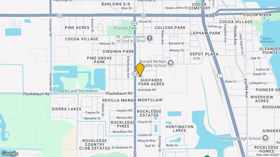 1105 Santa Rosa Dr Map and Location Details