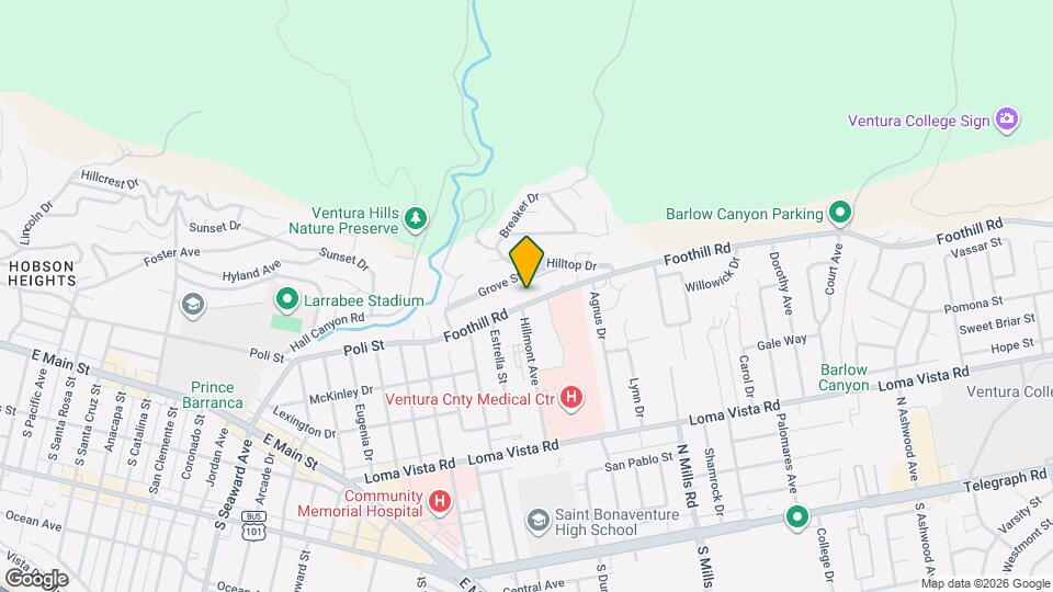 3115 Foothill Rd Map and Location Details