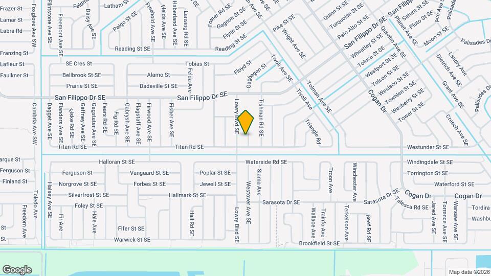 3080 Tinley Rd SE Map and Location Details
