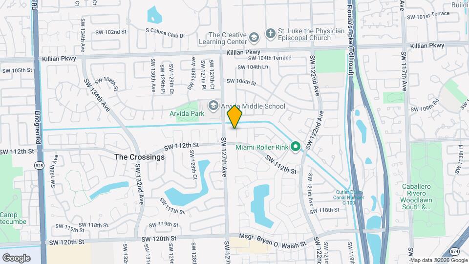 11002 SW 125th Ct Map and Location Details
