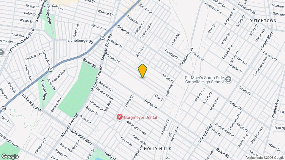 4028 Schiller Pl Map and Location Details