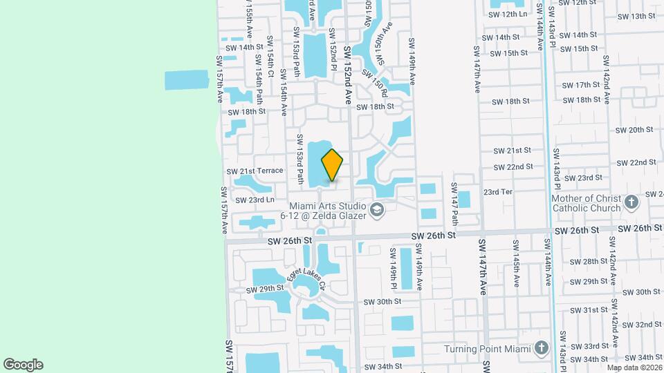 2280 SW 152nd Pl Map and Location Details