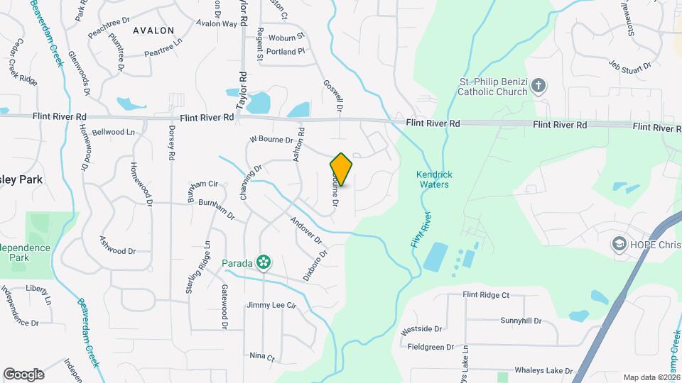 8832 E Bourne Dr Map and Location Details