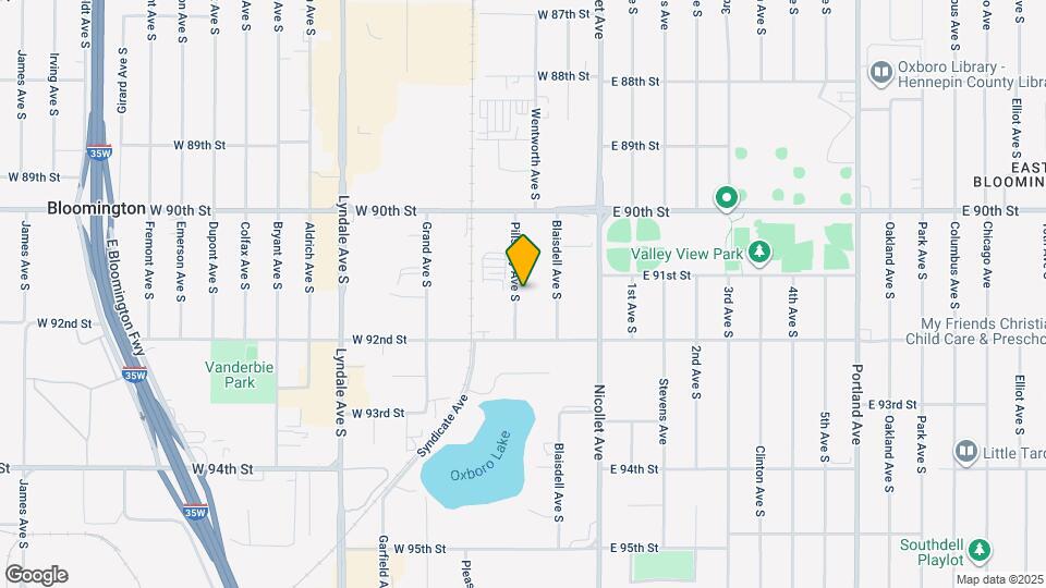 9123 Pillsbury Ave S Map and Location Details
