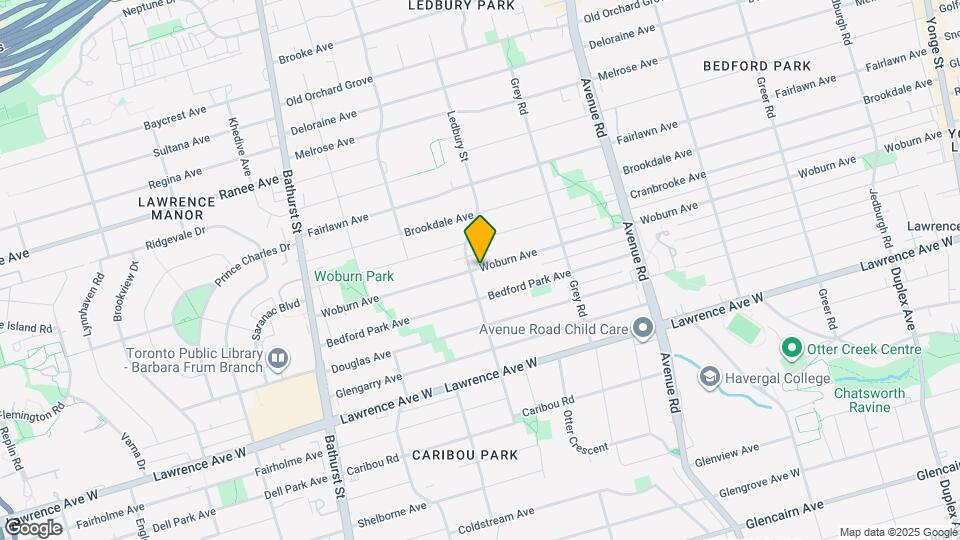 591 Woburn Ave Map and Location Details