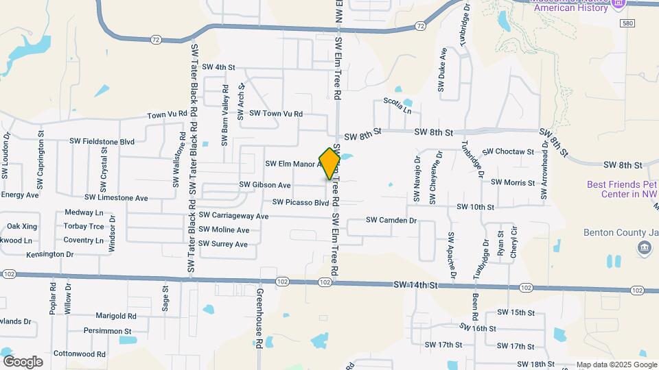 807 SW Vangough Rd Map and Location Details
