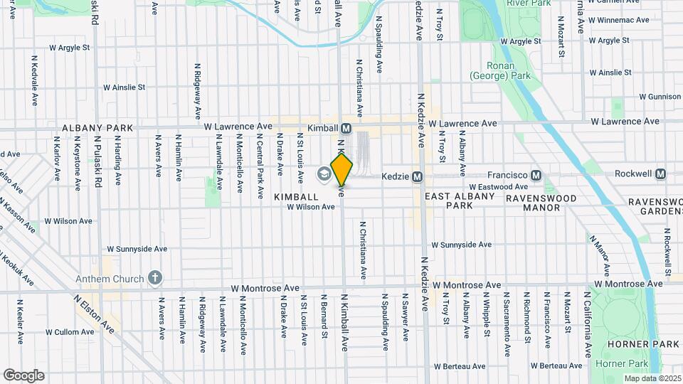 5614 N Kimball Ave Map and Location Details